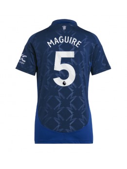 Manchester United Harry Maguire #5 Zenski Gostujuci Dres 2024-25 Kratak Rukavima